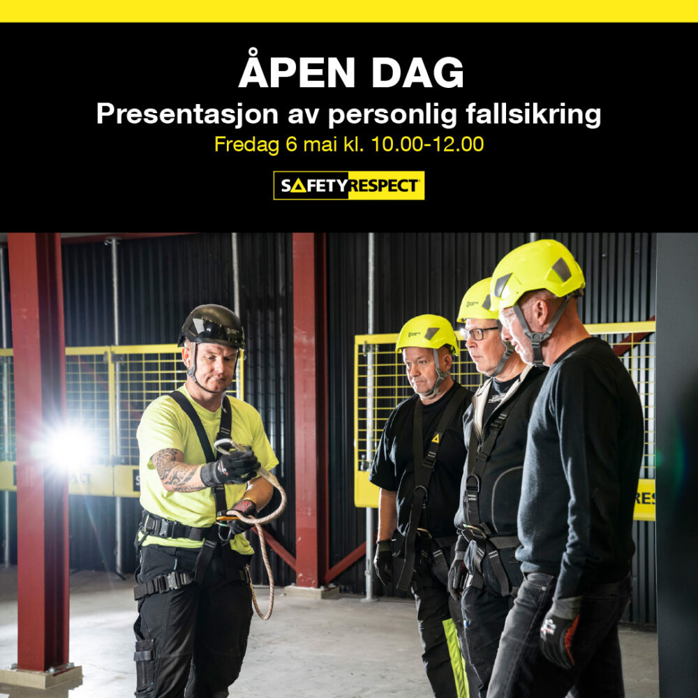 Åpen dag SafetyRespect Norge Fredag 6 mai